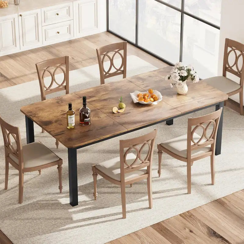Industrial Dining Table For 6~8 People