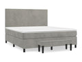 Gray Velvet Mattress, 180 x 200 cm