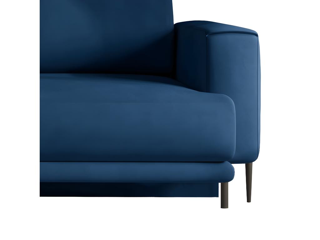 Blue Velvet Sofa Bed