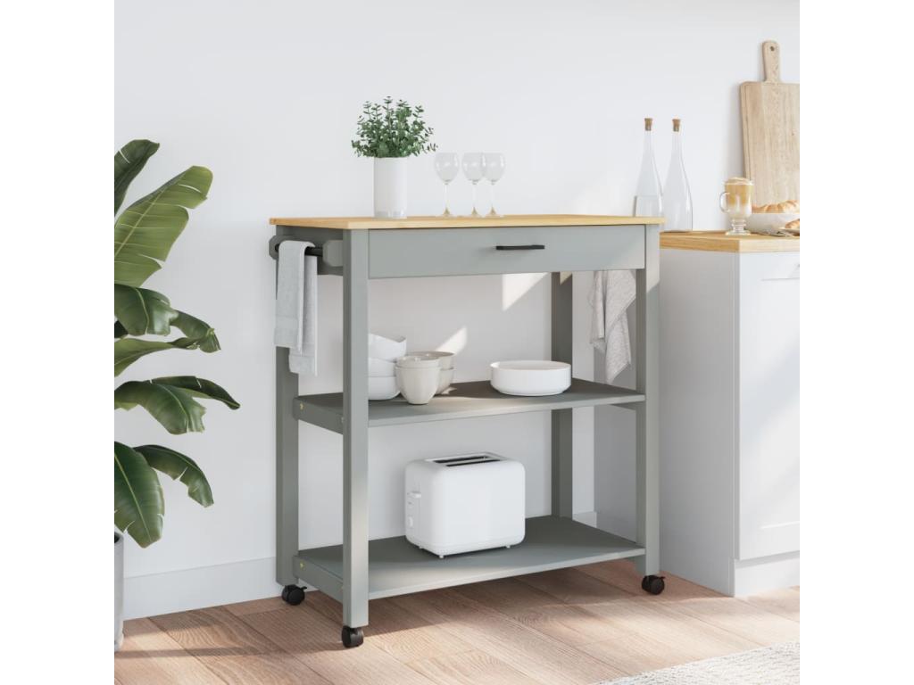 Gray Solid Wood Home Furniture, 84 x 40 x 90 cm
