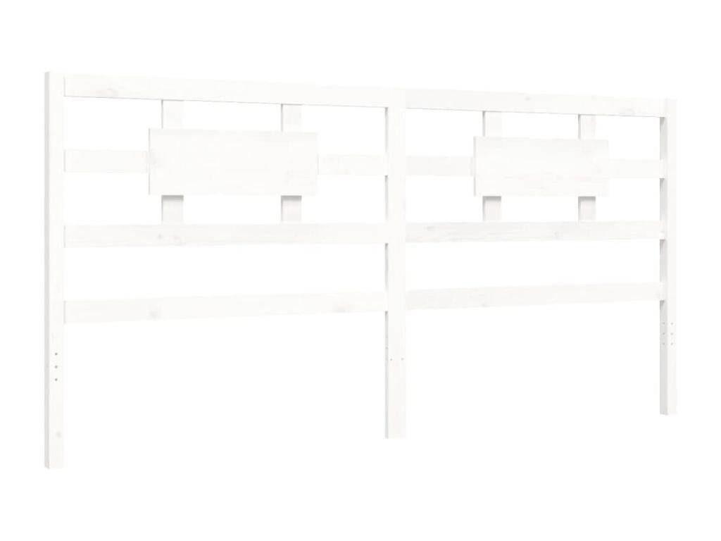 White Solid Wood Bed Frame
