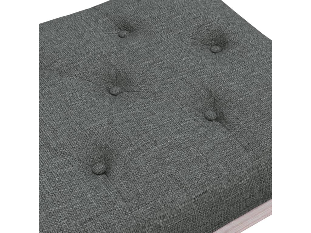 Gray Bench, 110 x 40 x 49 cm