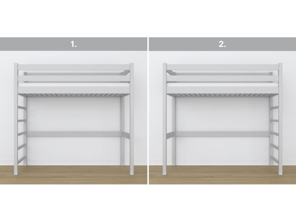 Gray Bed, 120 x 180 cm