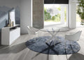 White Glass Dining Table
