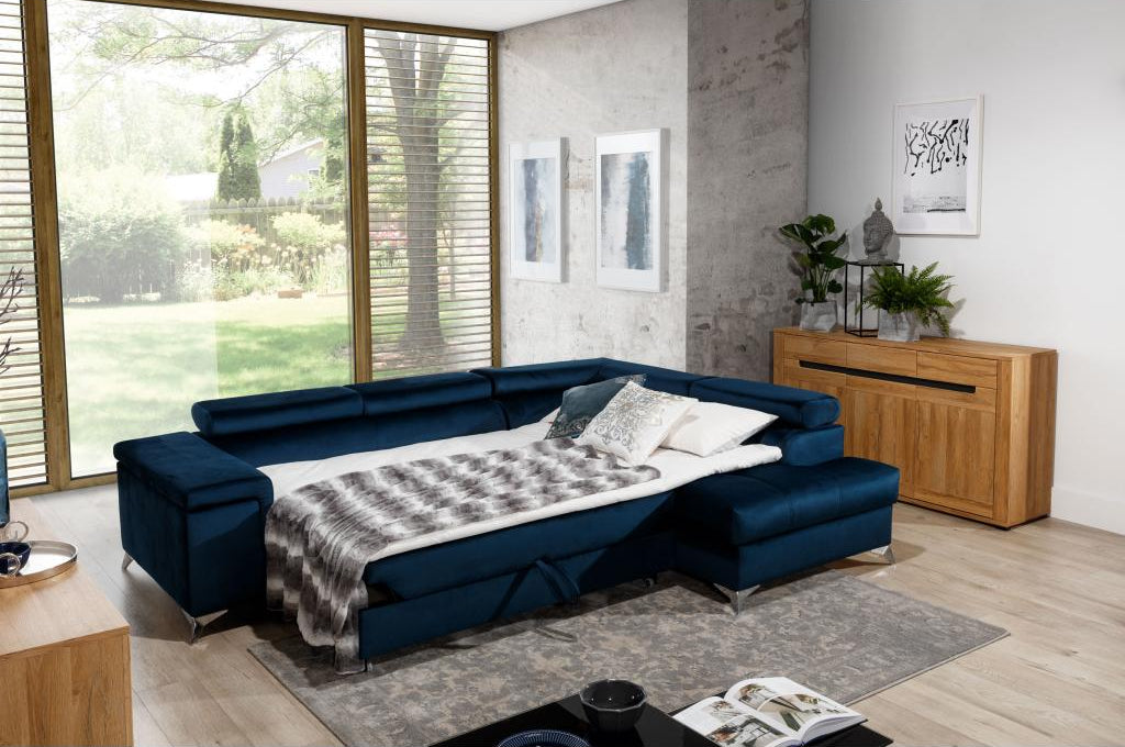 Brown Velvet Sofa Bed