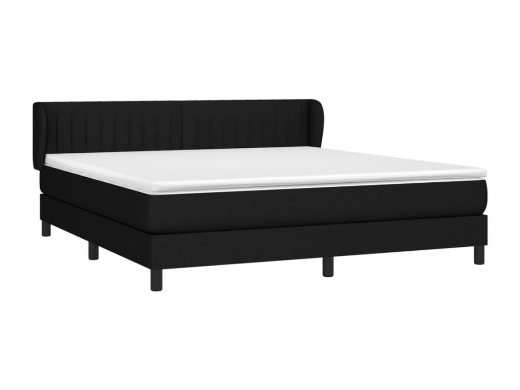 Black Fabric Mattress, 180 x 200 cm
