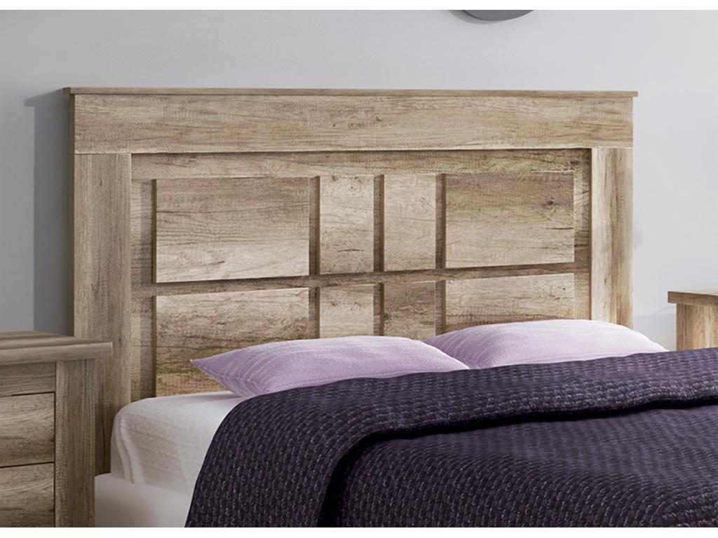Natural Oak Wood Bed