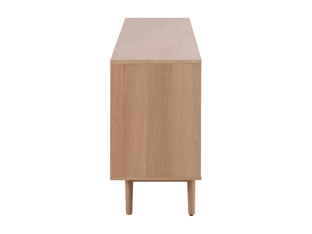 Brown Oak Wood Sideboard