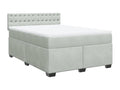Gray Velvet Mattress, 140 x 200 cm