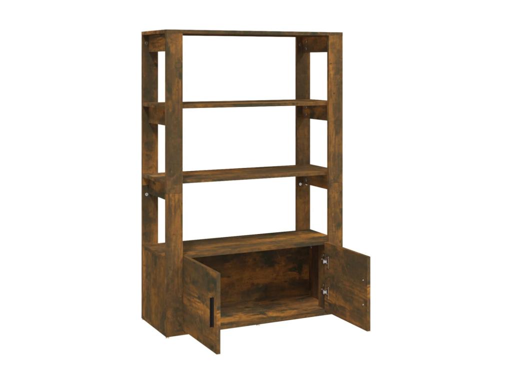 Brown Engineered Wood Sideboard, 80 x 30 x 119.5 cm