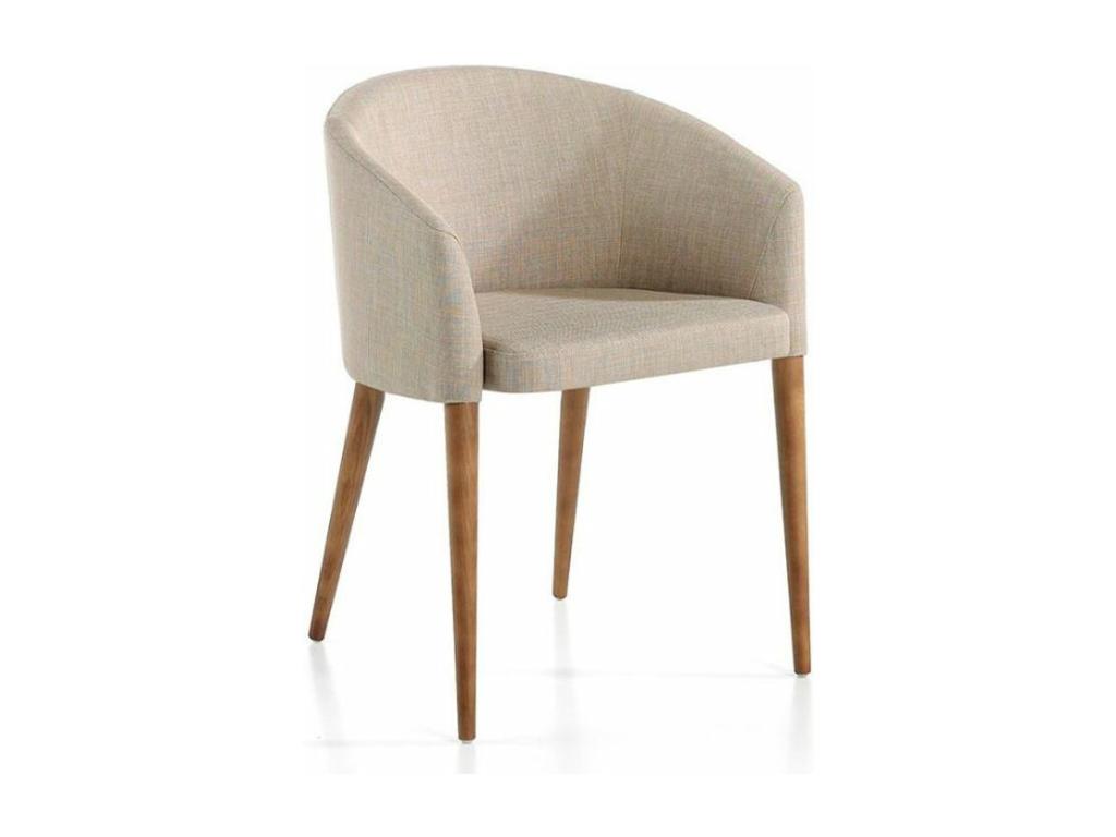 Gray Fabric Accent Chair