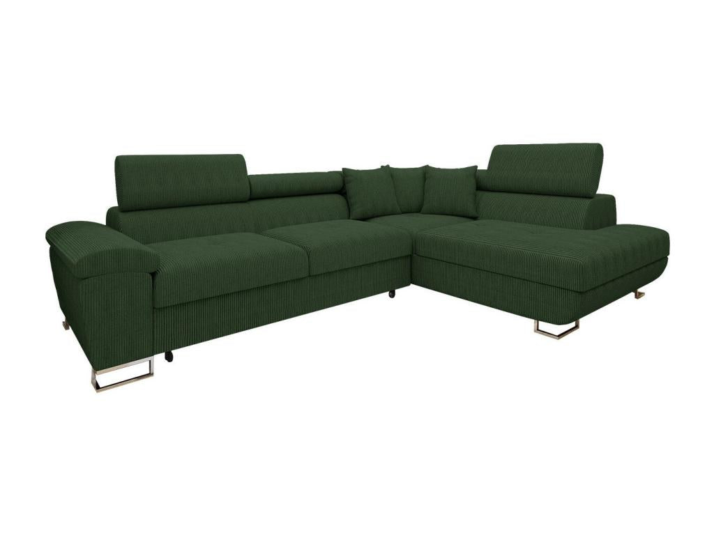 Green Sofa, 270 x 202 x 71 cm