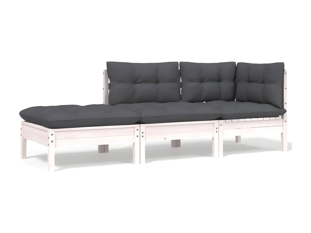 White Pine Wood Outdoor Furniture Set - dlz1766576161233