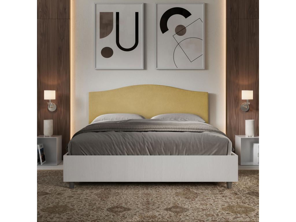 Yellow Bed, 160 x 190 cm