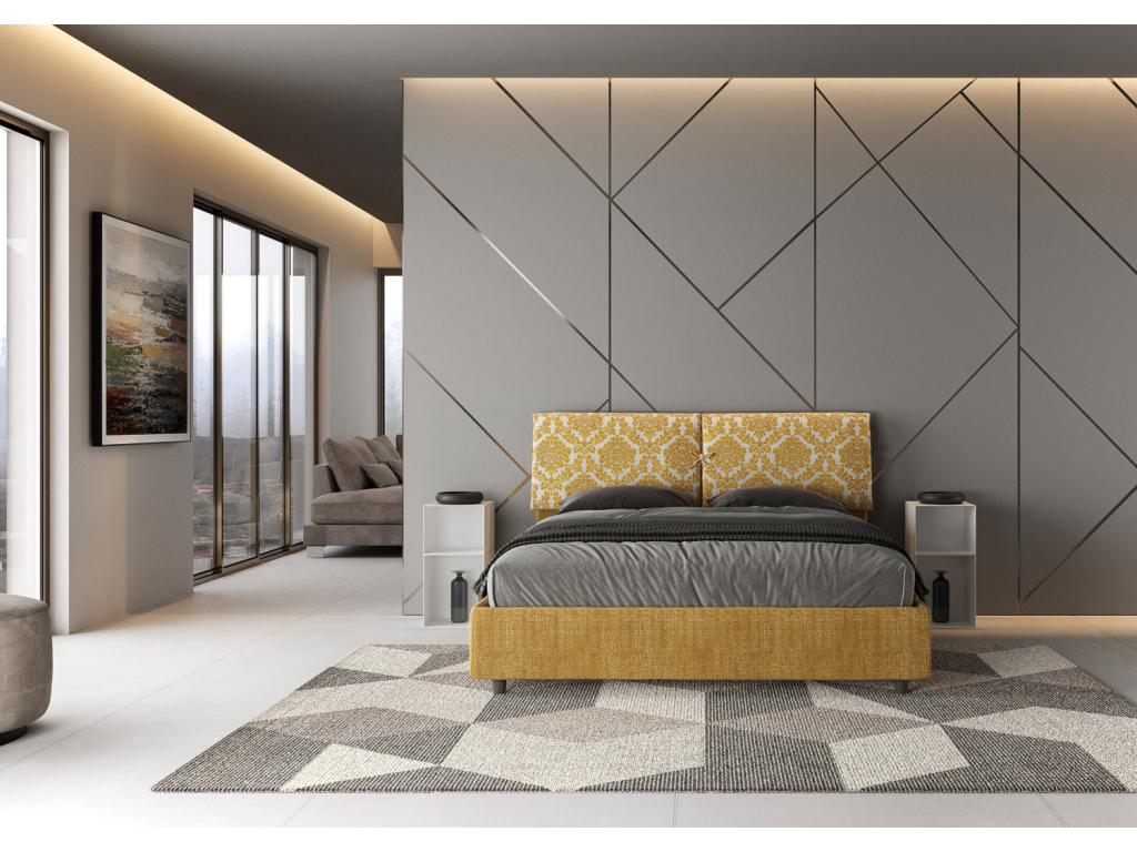 Yellow Bed, 160 x 200 cm