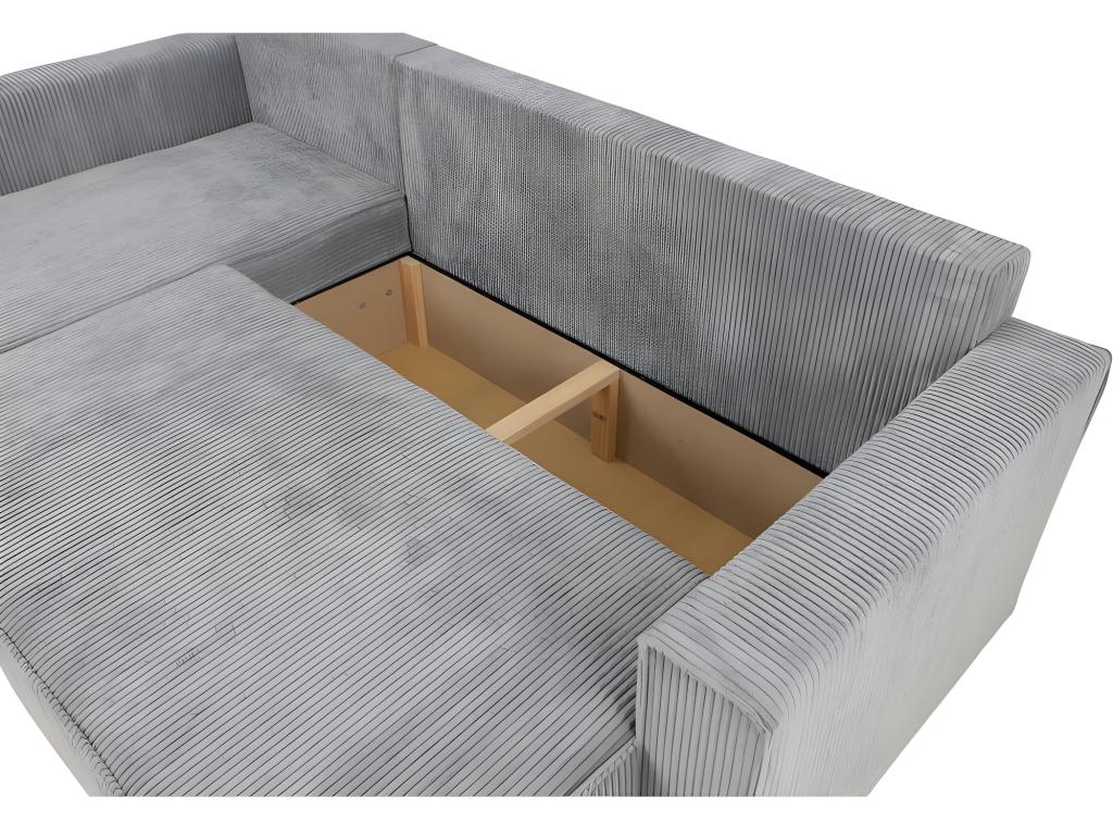 Beige Velvet Sofa Bed