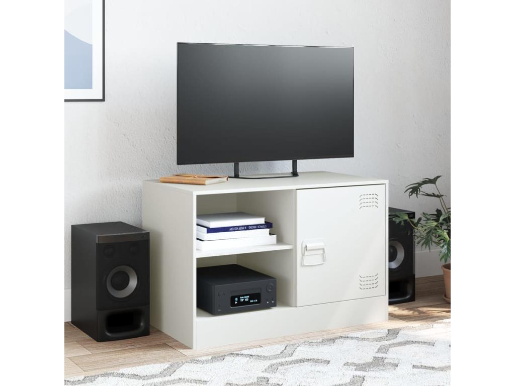 White TV Stand, 67 x 39 x 44 cm