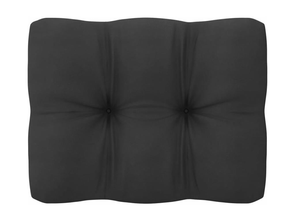 Black Pine Wood Outdoor Furniture Set