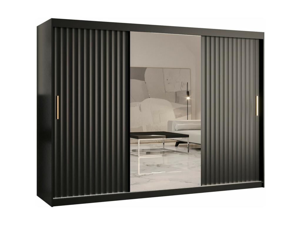 Black Wardrobe, 200 x 250 x 62 cm