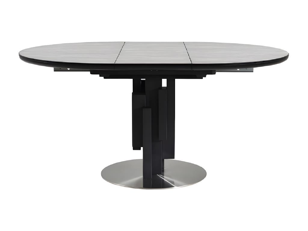 Black Metal Dining Table