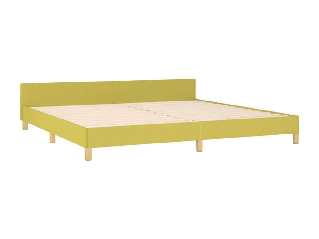 Green Fabric Bed Frame, 200 x 200 cm