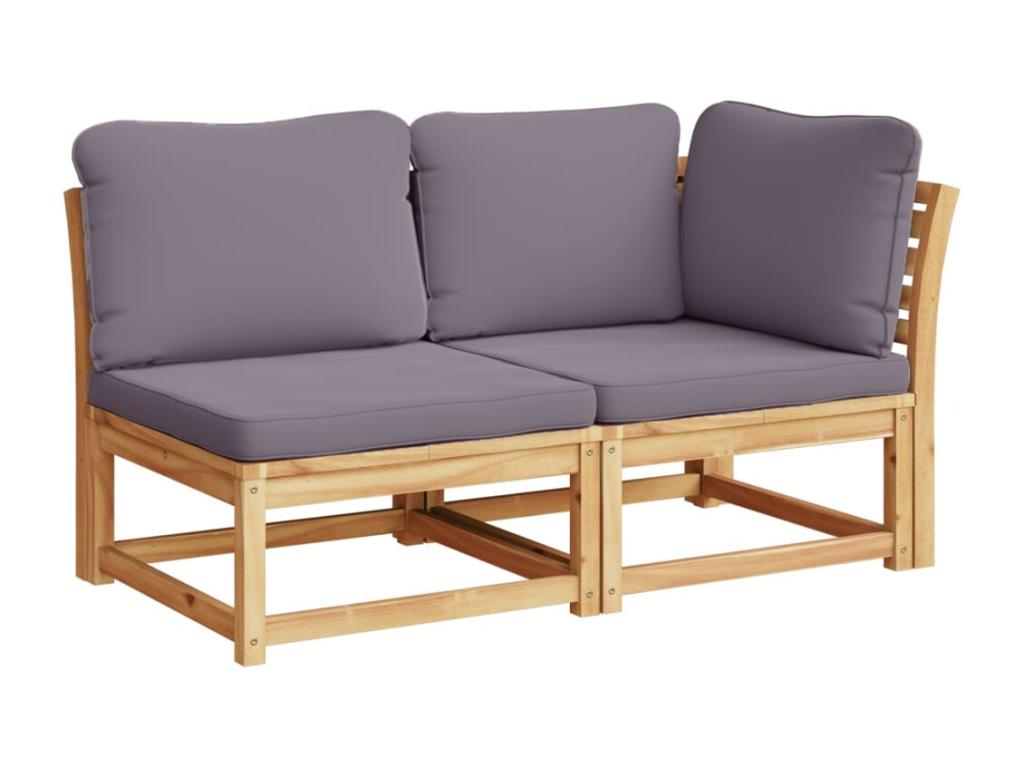 Brown Solid Wood Outdoor Furniture Set