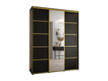 Black Wardrobe, 190 x 60 x 235.2 cm