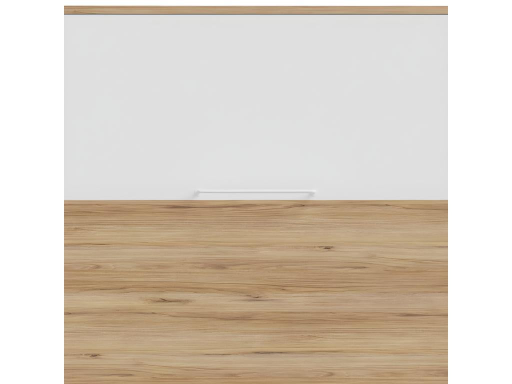 White Oak Wood Bed, 120 x 200 cm