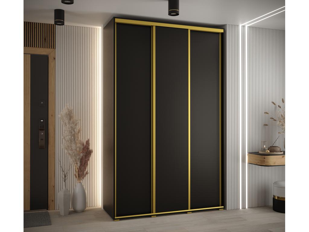 Black Wardrobe, 150 x 45 x 235.2 cm