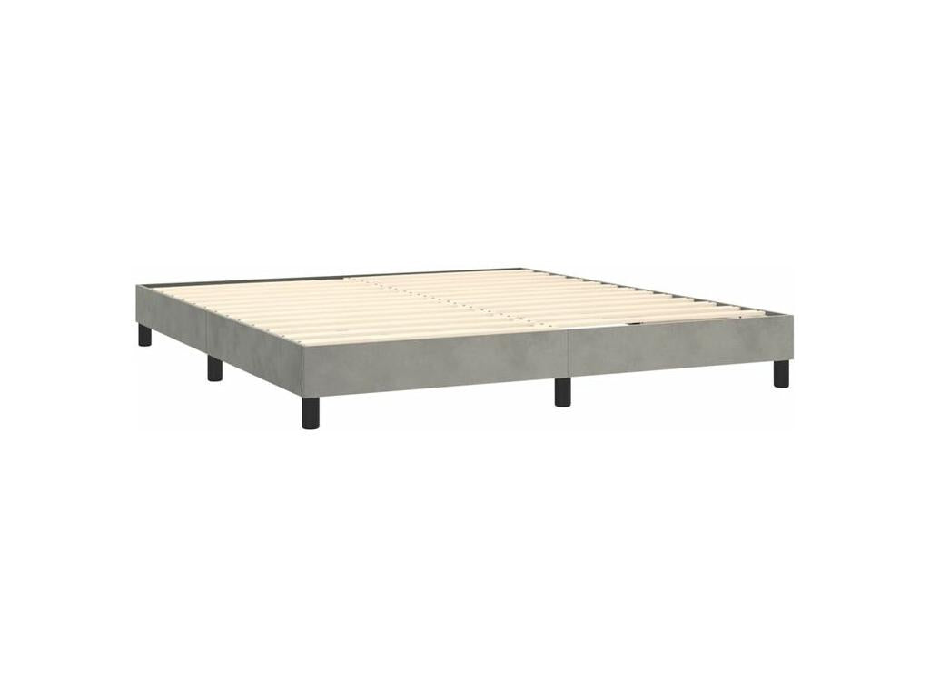 White Velvet Mattress, 160 x 200 cm