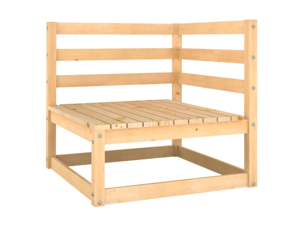 Natural Pine Wood Outdoor Furniture Set