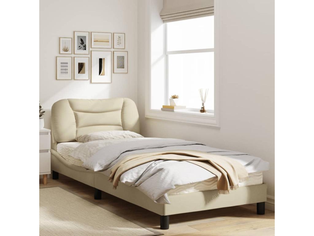 Fabric Bed Frame, 80 x 200 cm