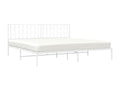White Metal Bed Frame, 200 x 200 cm