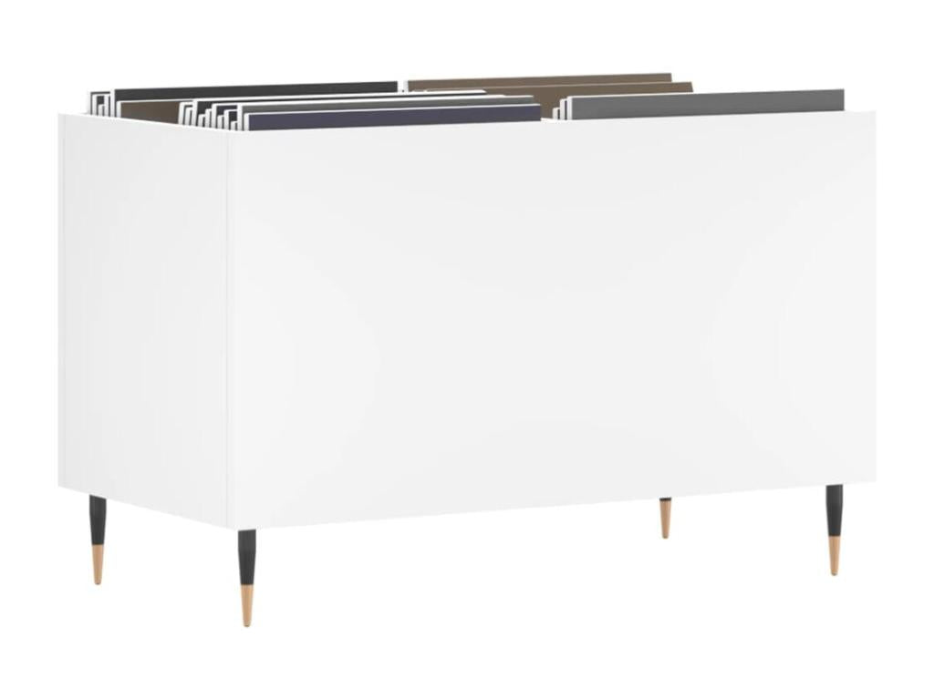 White Engineered Wood Wardrobe, 74.5 x 38 x 48 cm