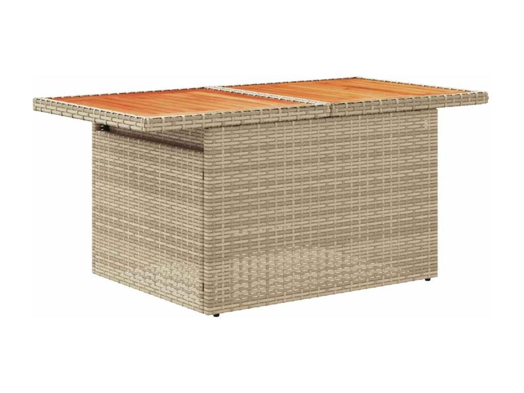 Beige Woven Resin Wicker Outdoor Furniture Set - dlz1766575966038