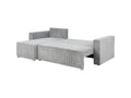 Beige Velvet Sofa Bed