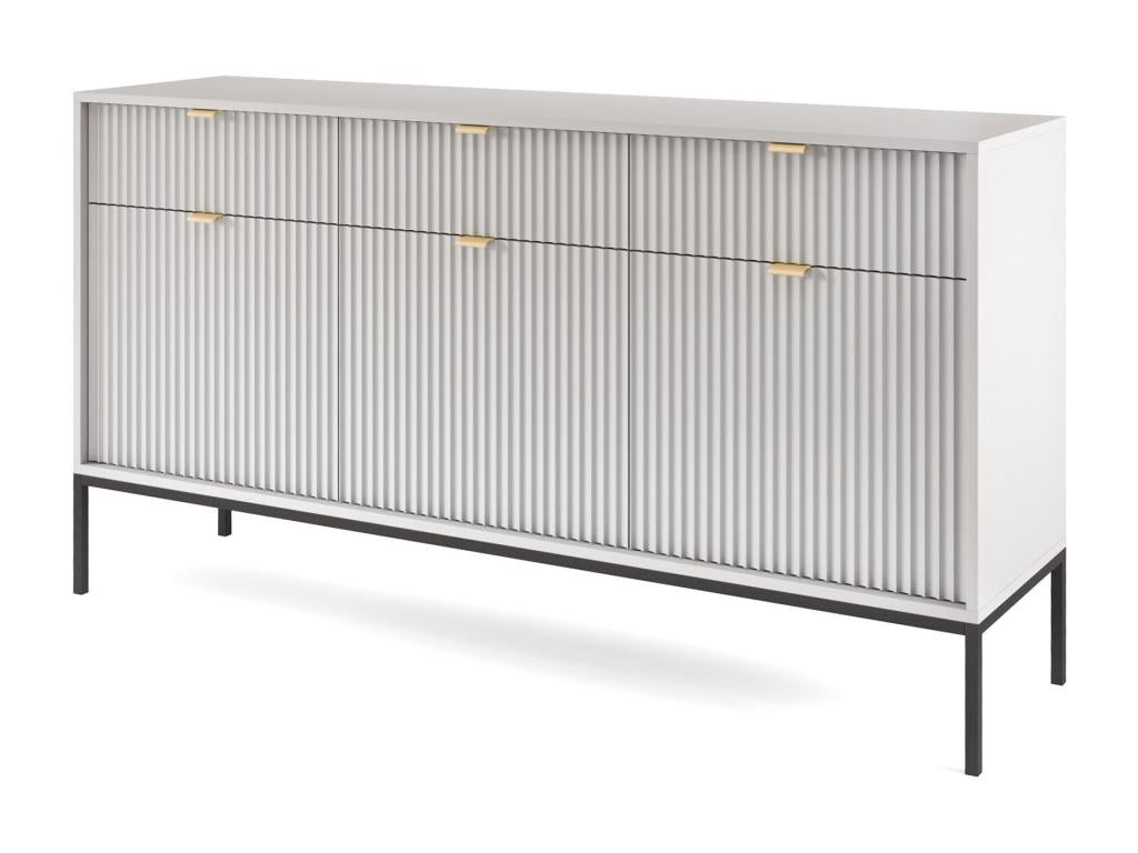 Gray Sideboard, 154 x 39 x 83 cm
