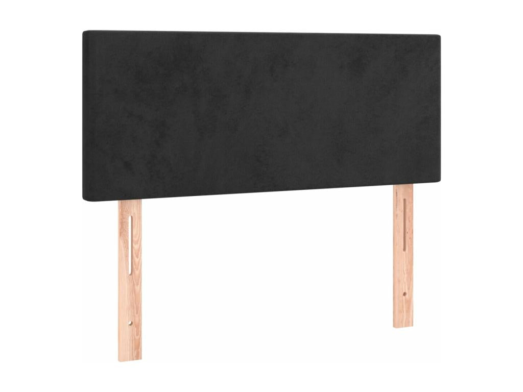 Black Velvet Bed, 80 x 5 x 78 cm