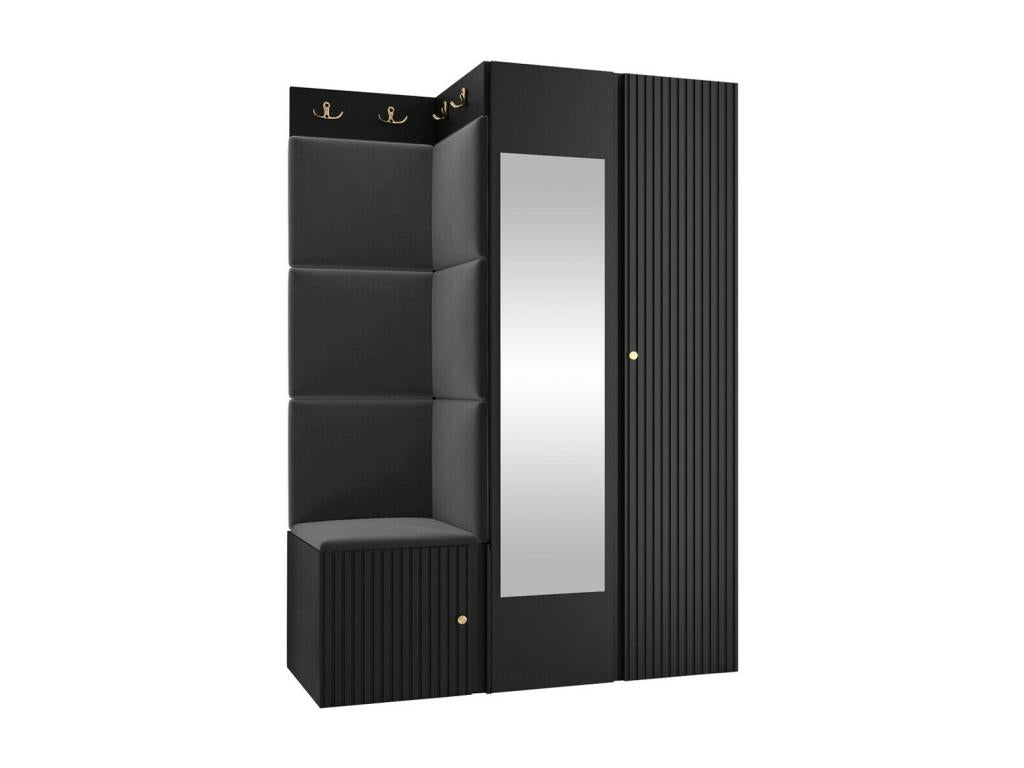 Black Home Furniture, 186 x 116 x 46 cm