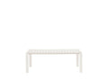 Beige Metal Bench, 129.5 x 45 cm