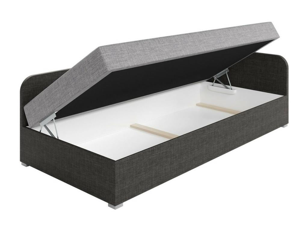 Gray Bed, 95 x 205 x 60 cm