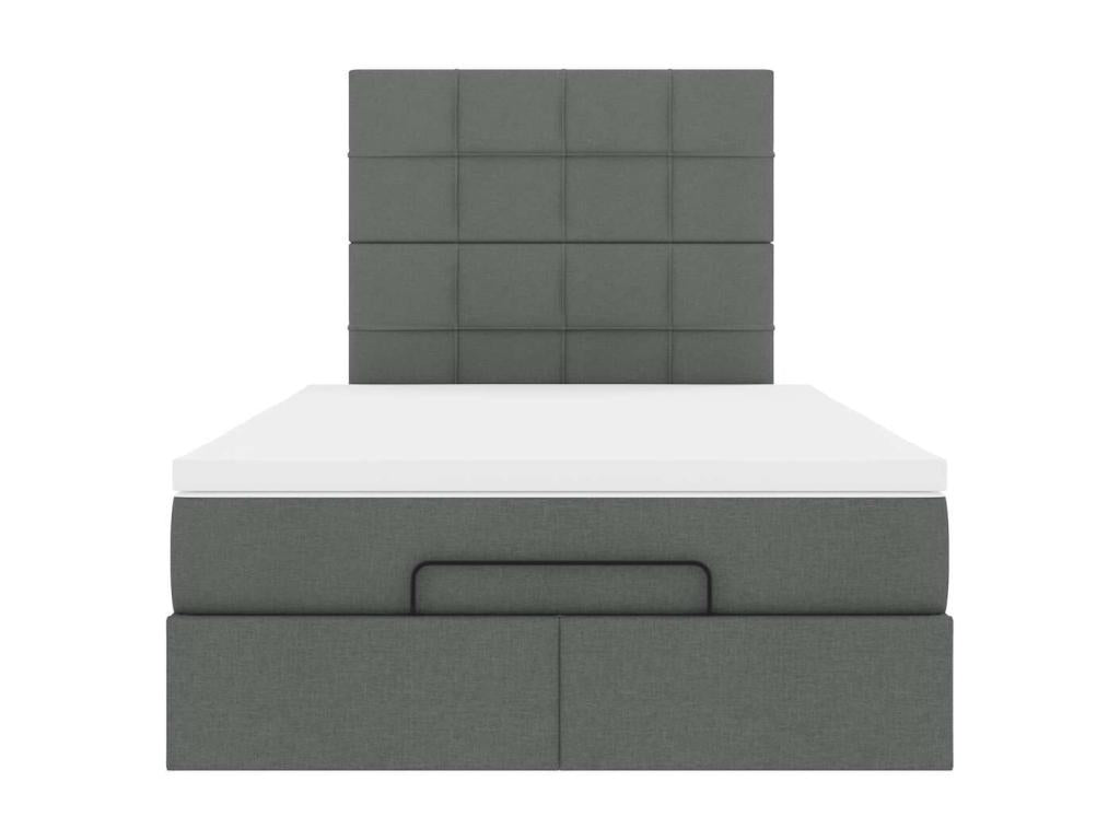 Gray Fabric Mattress, 120 x 190 cm