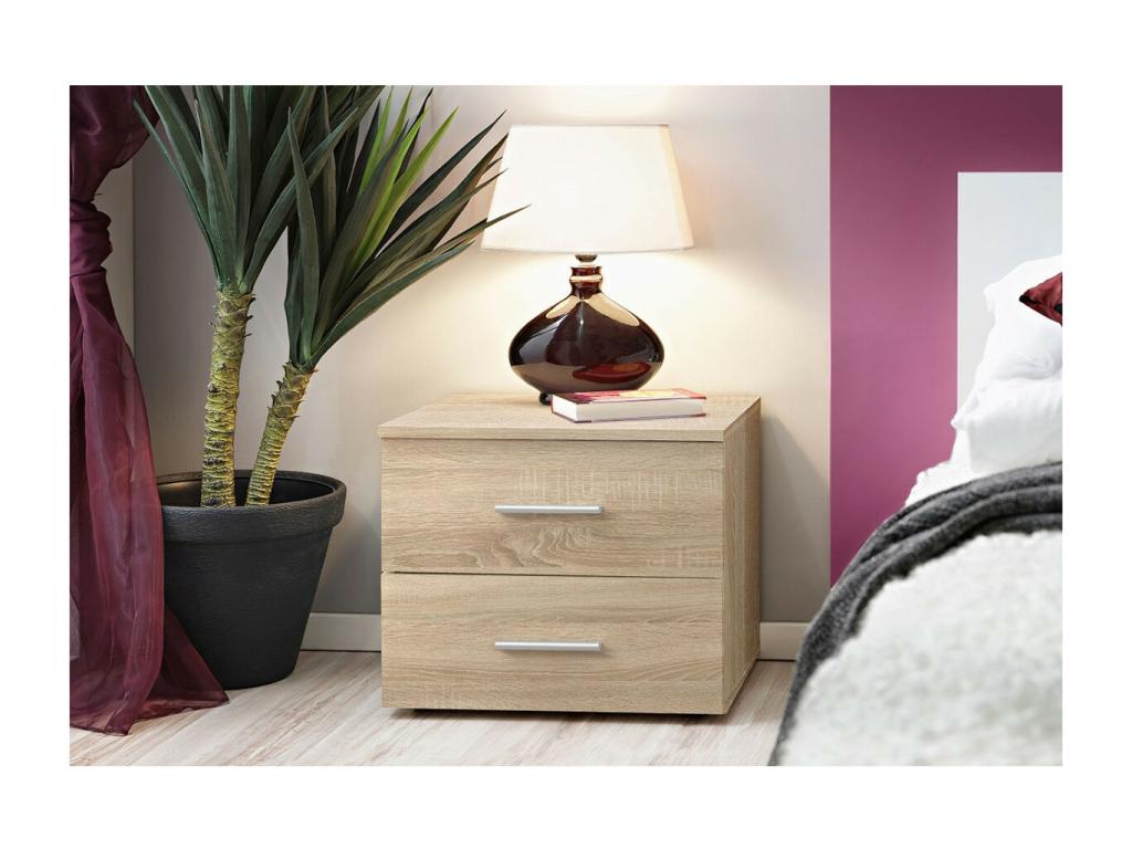 Brown Oak Wood Table