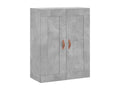 Gray Engineered Wood Wardrobe, 69.5 x 34 x 90 cm