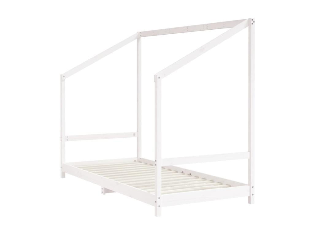 White Pine Wood Bed Frame, 90 x 190 cm