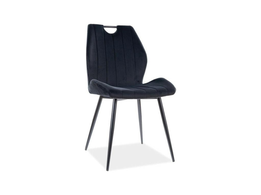 Black Velvet Chair - dlz1766576116917