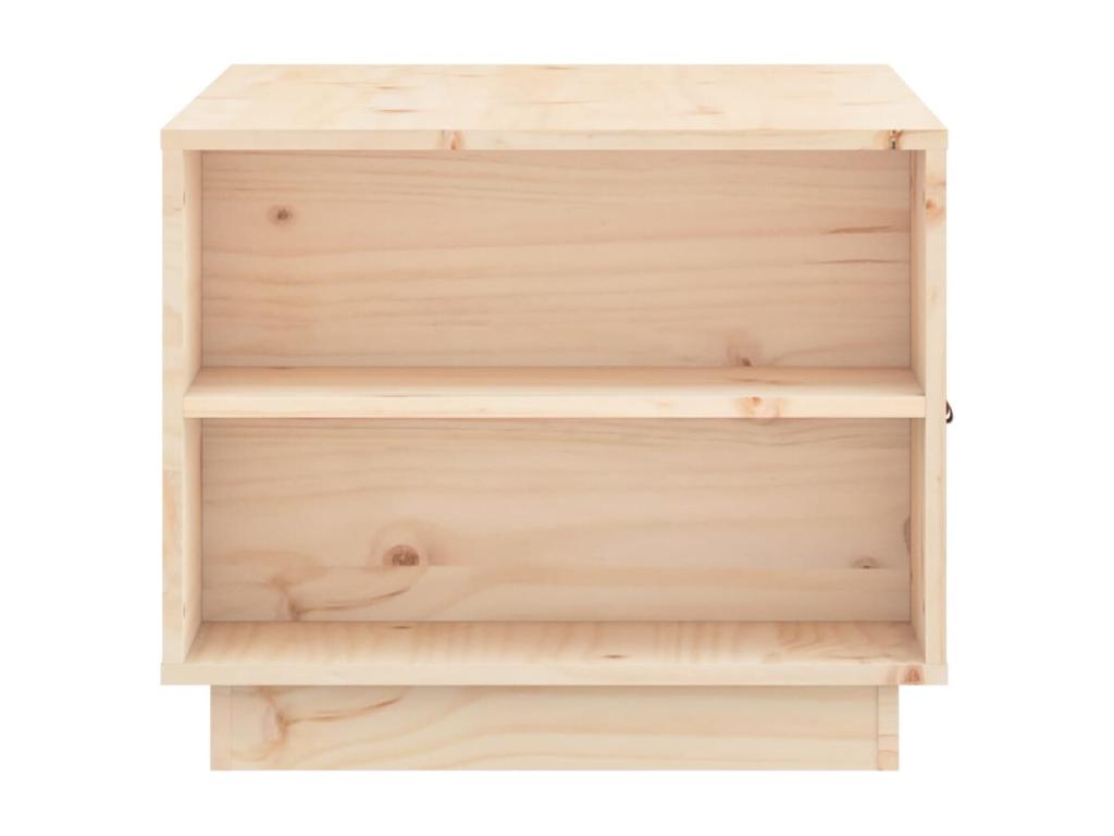 Brown Solid Wood Coffee Table, 100 x 50 x 41 cm