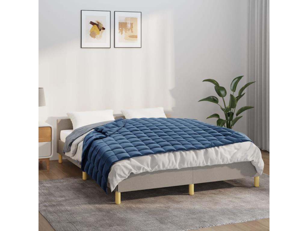 Blue Fabric Home Furniture, 122 x 183 cm