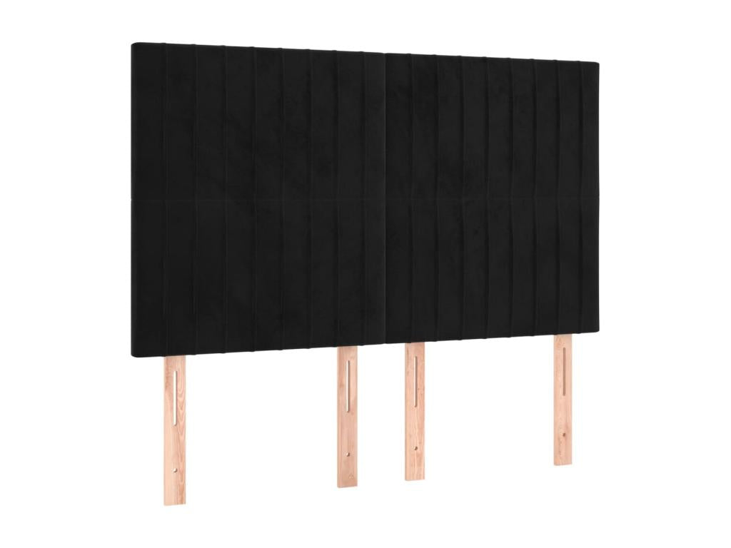 Black Velvet Mattress, 140 x 200 cm