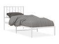 White Metal Bed Frame, 80 x 200 cm
